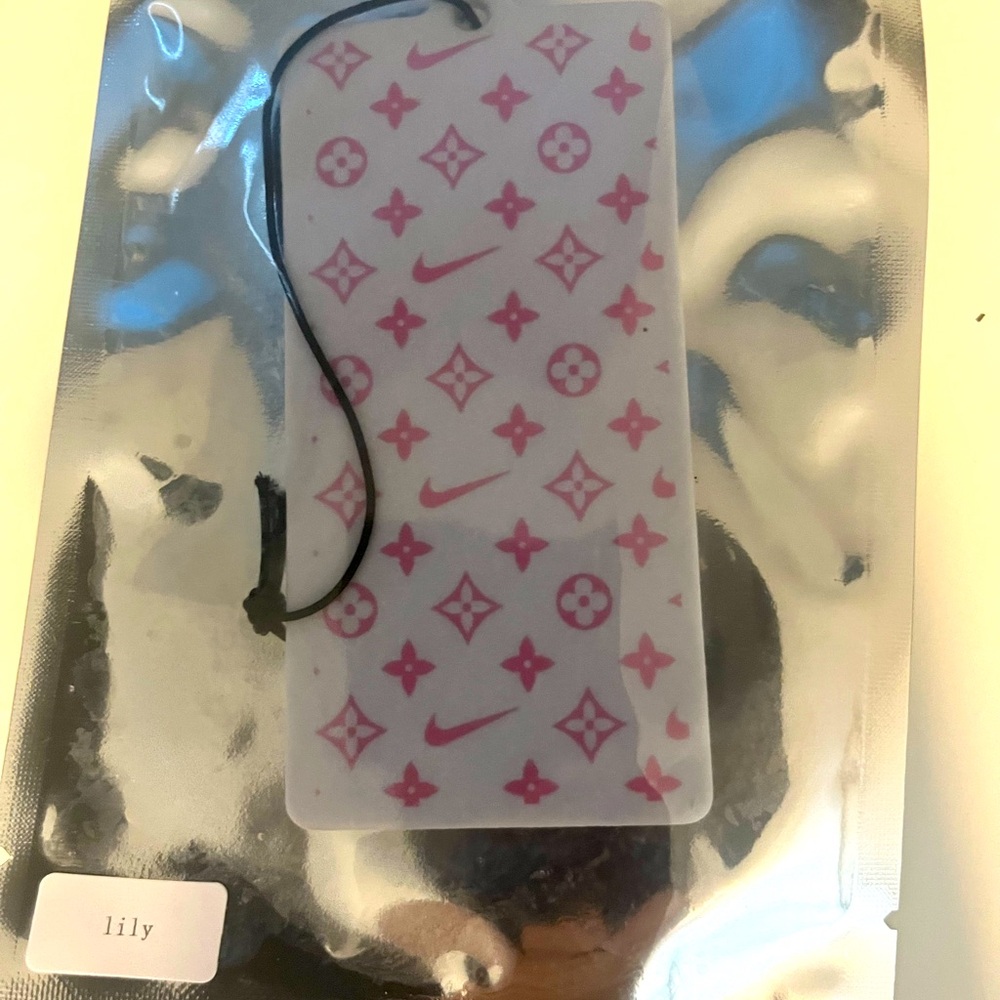 Nike air freshener scent card. 
Lily scent